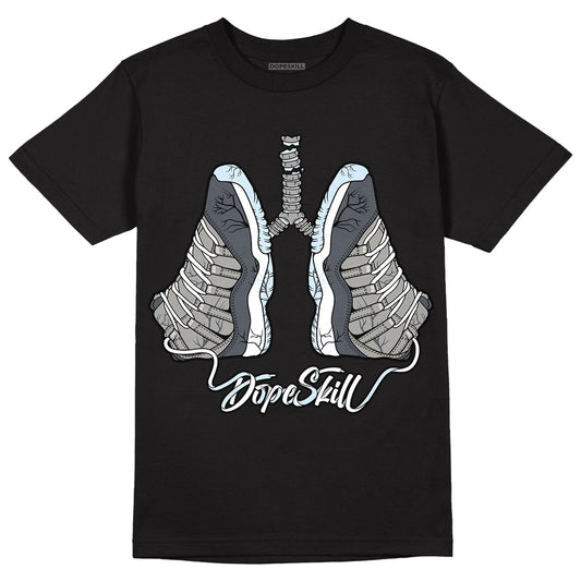 Cool Grey 11s DopeSkill T-Shirt Breathe Graphic, hiphop tees, grey graphic tees, sneakers match shirt - Black