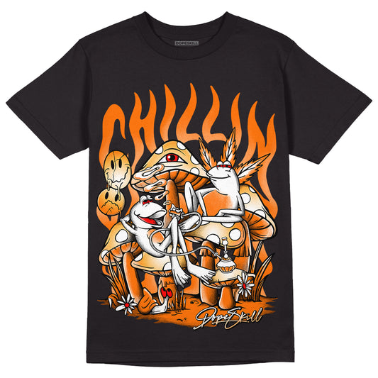 Wmns Dunk Low 'Magma Orange DopeSkill T-Shirt Chillin Graphic Streetwear - Black