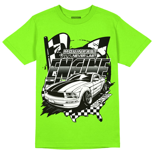 Neon Green Collection DopeSkill Neon Green T-shirt ENGINE Tshirt Graphic