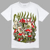 Travis Scott x Jordan 1 Low OG “Olive” DopeSkill T-Shirt Chillin Graphic Streetwear - White