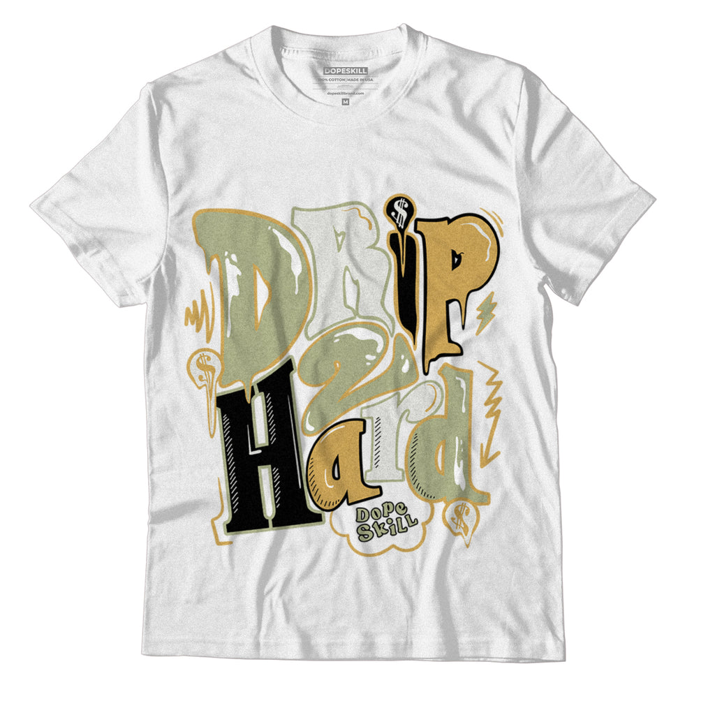 Jordan 5 Jade Horizon DopeSkill T-Shirt Drip Too Hard Graphic - White 