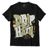 Jordan 5 Jade Horizon DopeSkill T-Shirt Drip Too Hard Graphic - Black 