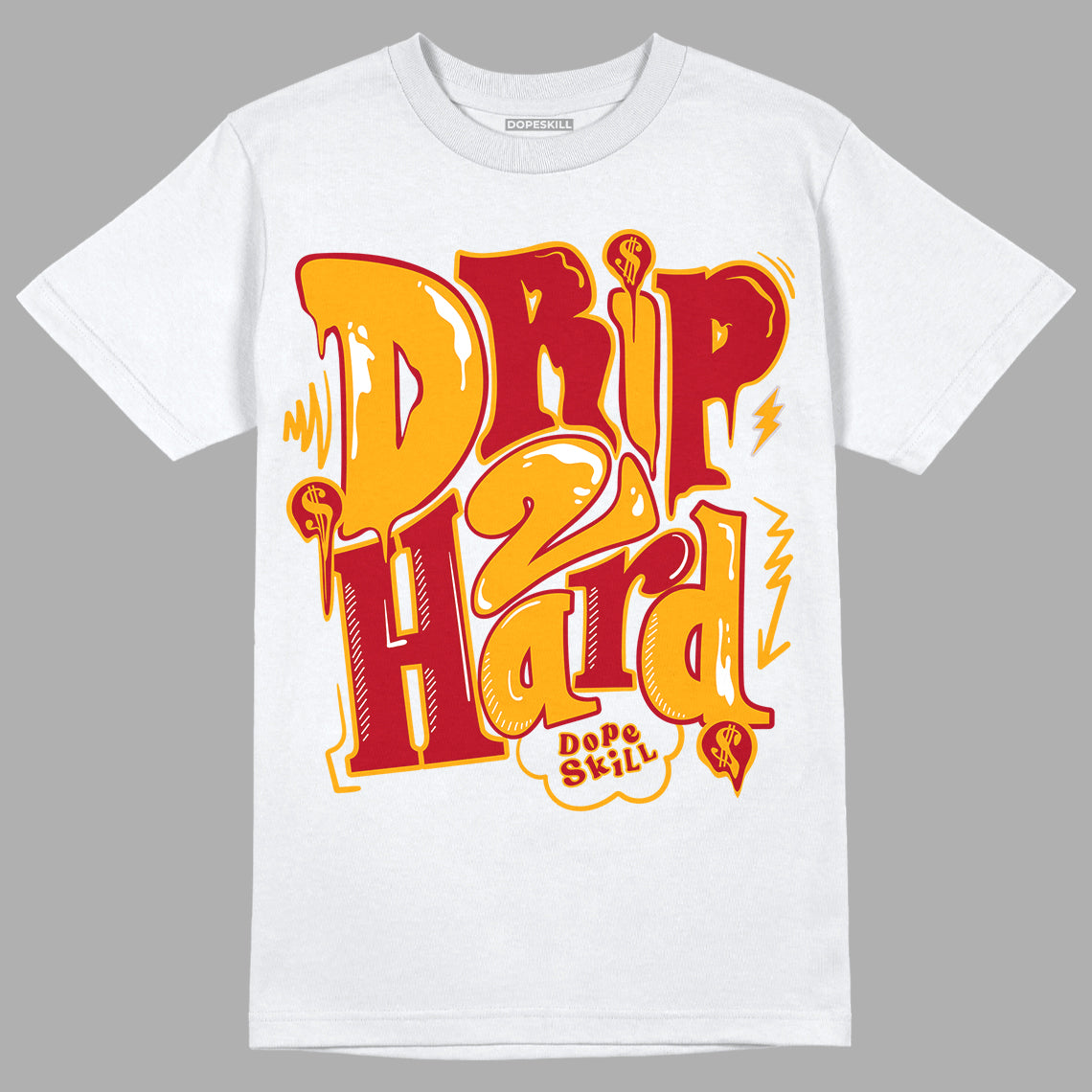 Cardinal 7s DopeSkill T-Shirt Drip Too Hard Graphic - White 