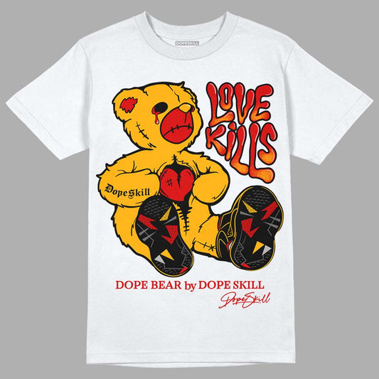 Citrus 7s DopeSkill T-Shirt Love Kills Graphic - White