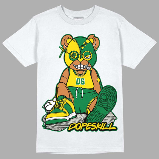 Dunk Low Reverse Brazil DopeSkill T-Shirt Greatest Graphic - White