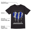 AJ 5 Racer Blue DopeSkill T-Shirt Juneteenth Heart Graphic