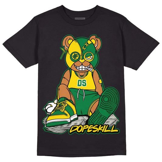 Dunk Low Reverse Brazil DopeSkill T-Shirt Greatest Graphic - Black