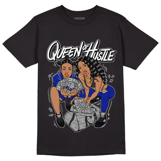 AJ 5 Racer Blue DopeSkill T-Shirt Queen Of Hustle Graphic