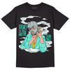 New Emerald 1s DopeSkill T-Shirt Money Is The Motive Graphic - Black