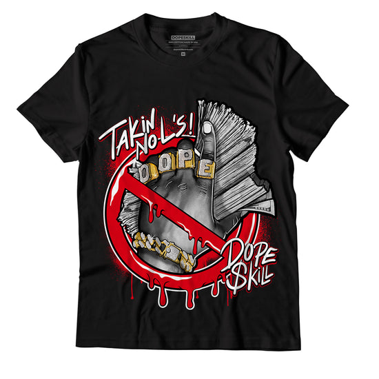 Jordan 1 Heritage DopeSkill T-Shirt Takin No L's Graphic - Black