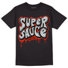 Black Canvas 4s DopeSkill T-Shirt Super Sauce Graphic - Black