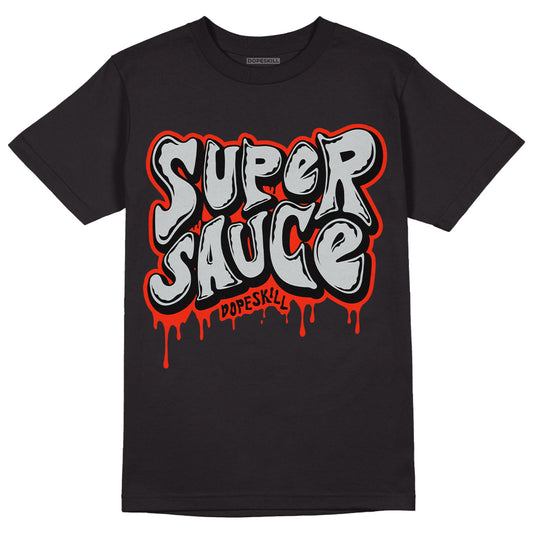 Black Canvas 4s DopeSkill T-Shirt Super Sauce Graphic - Black