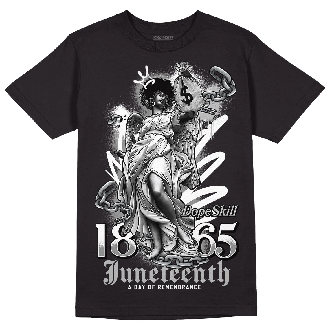 YZ 450 Utility Black DopeSkill T-Shirt Juneteenth Graphic - Black