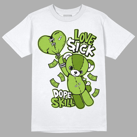 Dunk Low 'Chlorophyll' DopeSkill T-Shirt Love Sick Graphic - White 