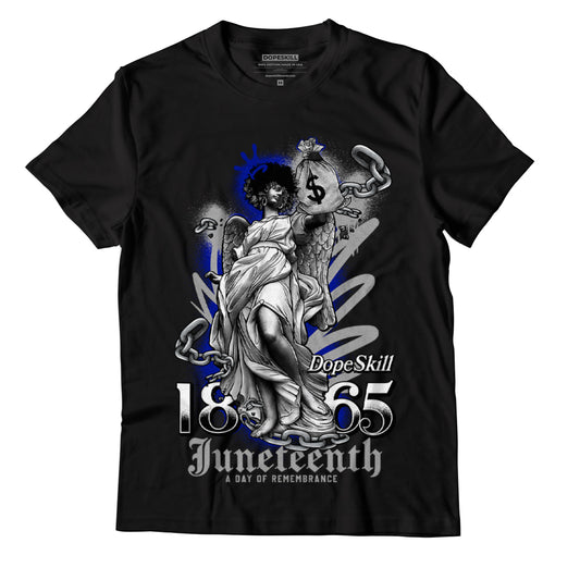 AJ 5 Racer Blue DopeSkill T-Shirt Juneteenth Graphic