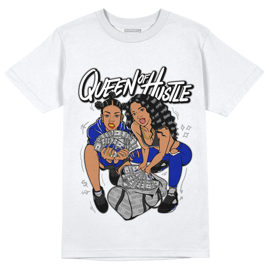 AJ 5 Racer Blue DopeSkill T-Shirt Queen Of Hustle Graphic