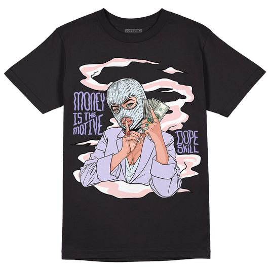 Easter Dunk Low DopeSkill T-Shirt Money Is The Motive Graphic - Black