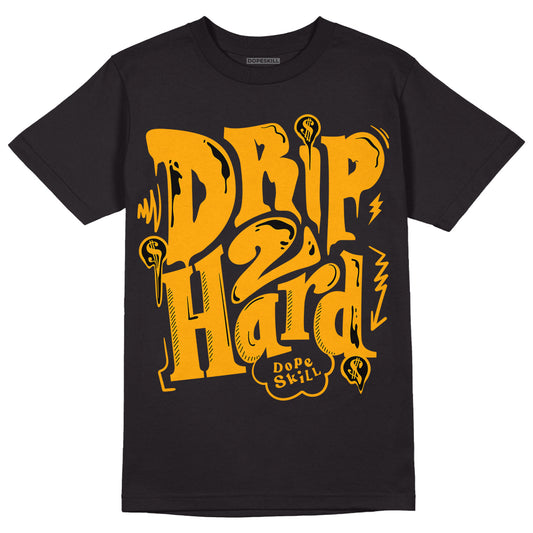 Black Taxi 12s DopeSkill T-Shirt Drip Too Hard Graphic - Black 