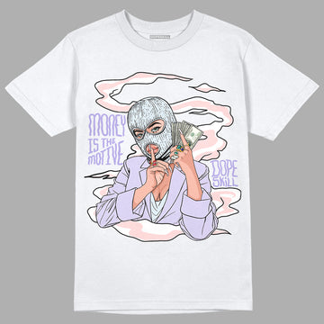 Easter Dunk Low DopeSkill T-Shirt Money Is The Motive Graphic - White 