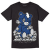 Jordan 13 French Blue DopeSkill T-Shirt MOMM Bear Graphic - Black 