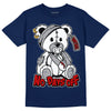 Midnight Navy 4s DopeSkill Midnight Navy T-shirt Hurt Bear Graphic