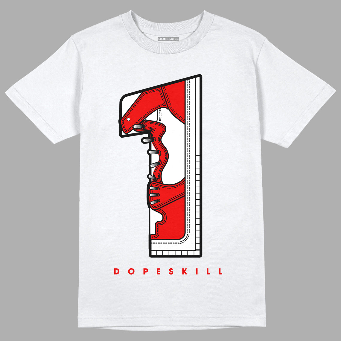 SB Dunk Low Cherry Sample DopeSkill T-Shirt No.1 Graphic Streetwear  - White 