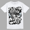 Black Metallic Chrome 6s DopeSkill T-Shirt Don't Quit Graphic - White