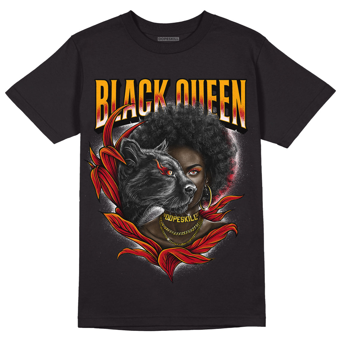 Cardinal 7s DopeSkill T-Shirt New Black Queen Graphic - Black