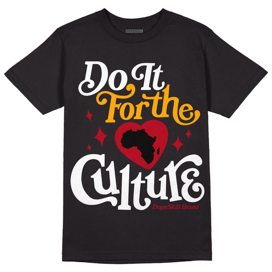 Jordan 7 Retro Cardinal DopeSkill T-Shirt Do It For The Culture Graphic Streetwear - Black