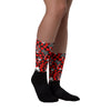 Mushroom Sublimated Socks Match AJ 9 Chile Red