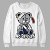 Midnight Navy 4s DopeSkill Sweatshirt Hurt Bear Graphic - White