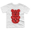Chile Red 9s DopeSkill Toddler Kids T-shirt Leather Bear Graphic