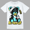 Aqua 5s DopeSkill T-Shirt Hurt Bear Graphic - White