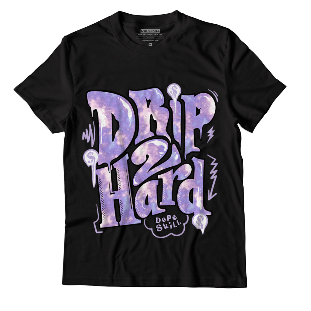 Jordan 4 Zen Master DopeSkill T-Shirt Drip Too Hard Graphic - Black 