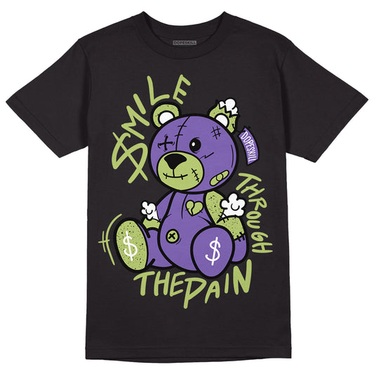 Jordan 4 Canyon Purple DopeSkill T-Shirt BEAN Graphic - Black