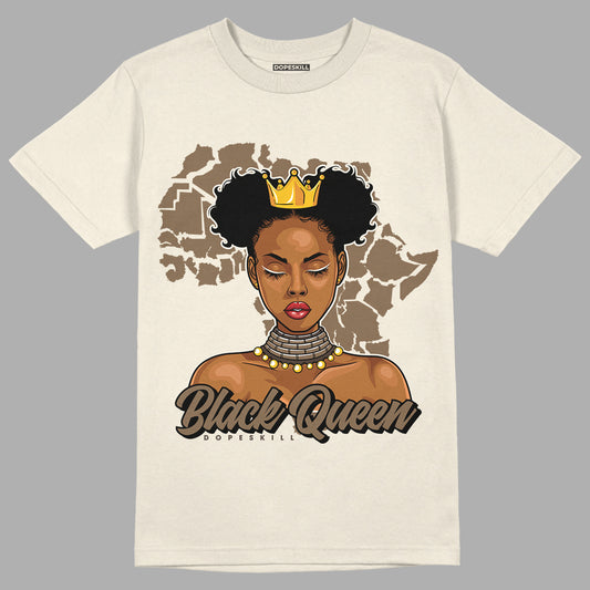 Jordan 1 Low OG “Reverse Mocha” DopeSkill Sail T-shirt Black Queen Graphic