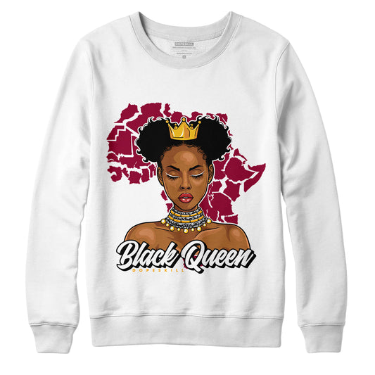 AJ 3 Cardinal Red DopeSkill Sweatshirt Black Queen Graphic