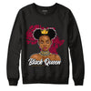 AJ 3 Cardinal Red DopeSkill Sweatshirt Black Queen Graphic