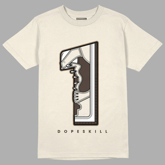 Jordan 1 Low OG “Reverse Mocha” DopeSkill Sail T-shirt No.1 Graphic