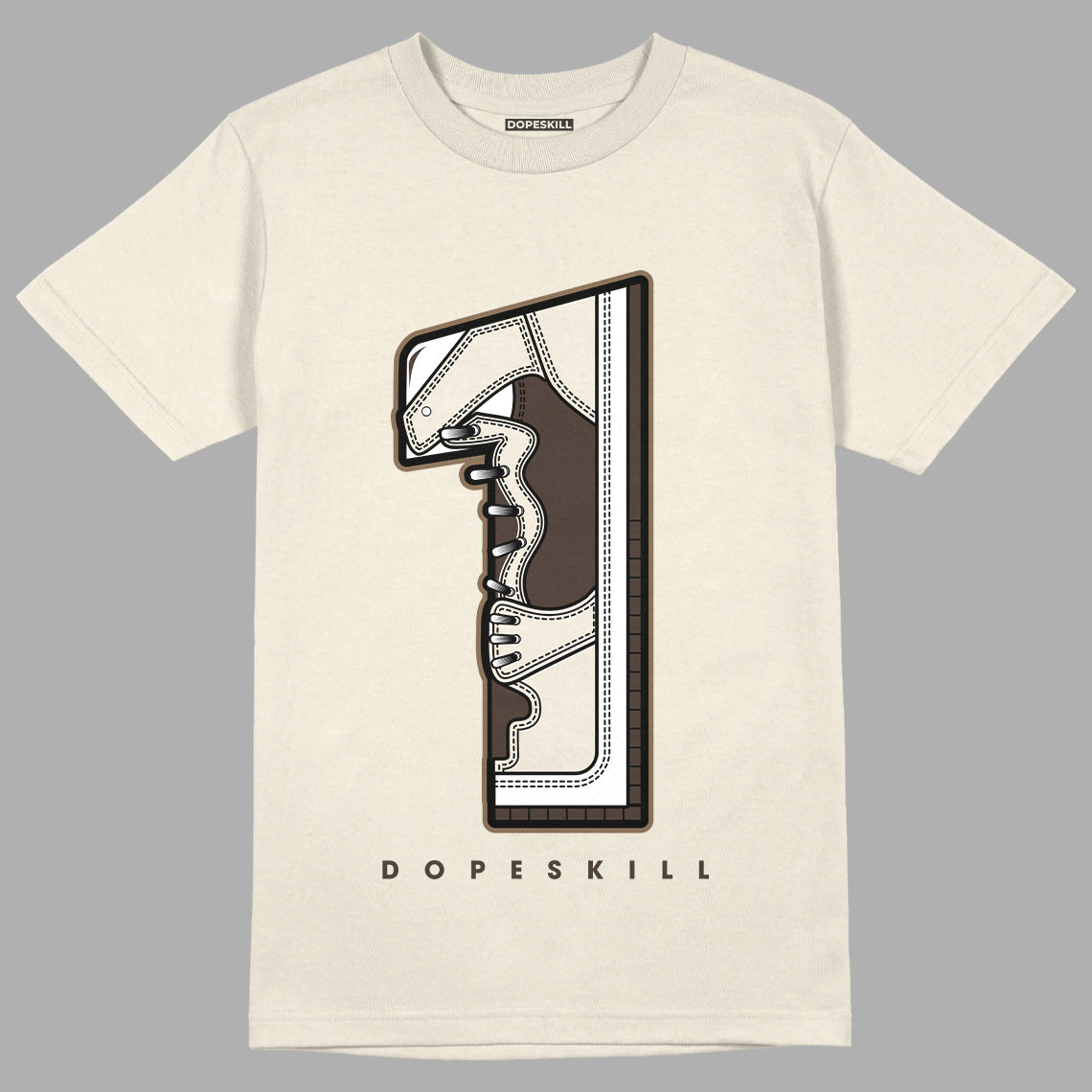 Jordan 1 Low OG “Reverse Mocha” DopeSkill Sail T-shirt No.1 Graphic