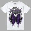Dark Iris 3s DopeSkill T-Shirt DopeSkill Evolution Graphic - White 