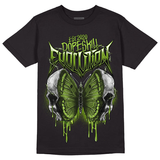 Dunk Low 'Chlorophyll' DopeSkill T-Shirt DopeSkill Evolution Graphic - Black 
