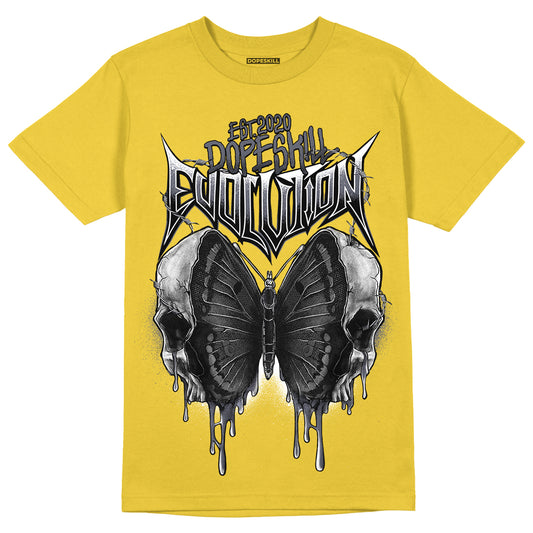 Lightning 4s DopeSkill Tour Yellow T-shirt DopeSkill Evolution Graphic