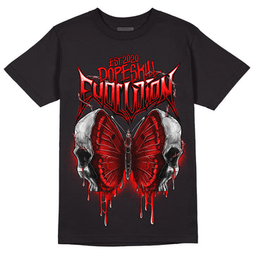 Red Thunder 4s DopeSkill T-shirt DopeSkill Evolution Graphic