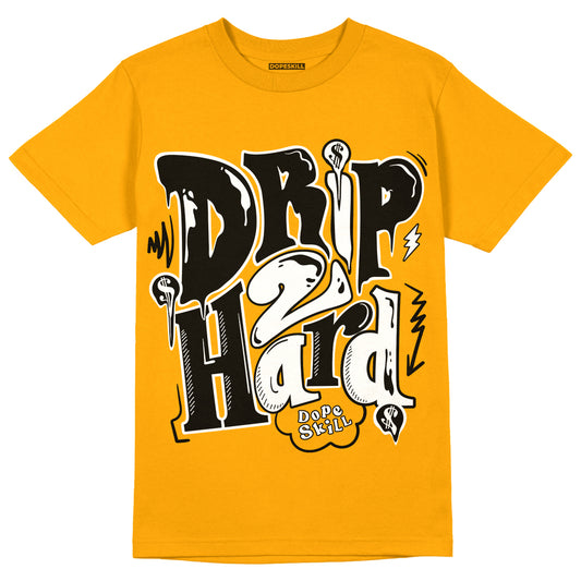 Taxi Yellow Toe 1s DopeSkill Taxi T-shirt Drip Too Hard Graphic