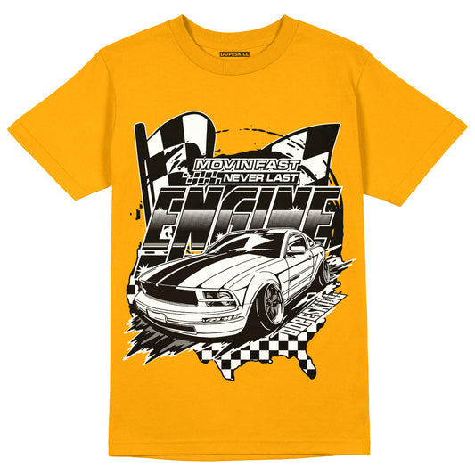 Taxi Yellow Toe 1s DopeSkill Taxi T-shirt ENGINE Tshirt Graphic