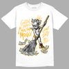 Taxi Yellow Toe 1s DopeSkill T-Shirt Gettin Bored With This Money Graphic - White 