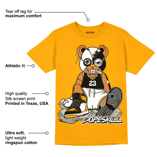 Taxi Yellow Toe 1s DopeSkill Taxi T-shirt Greatest Graphic