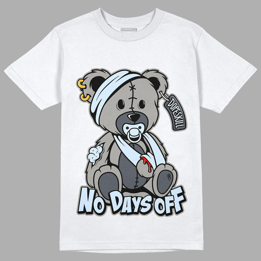 Jordan 11 Cool Grey DopeSkill T-Shirt Hurt Bear Graphic, hiphop tees, grey graphic tees, sneakers match shirt - White