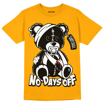 Taxi Yellow Toe 1s DopeSkill Taxi T-shirt Hurt Bear Graphic 